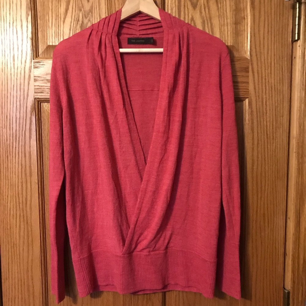 Women’s The Limited Faux Wrap Sweater Size Large